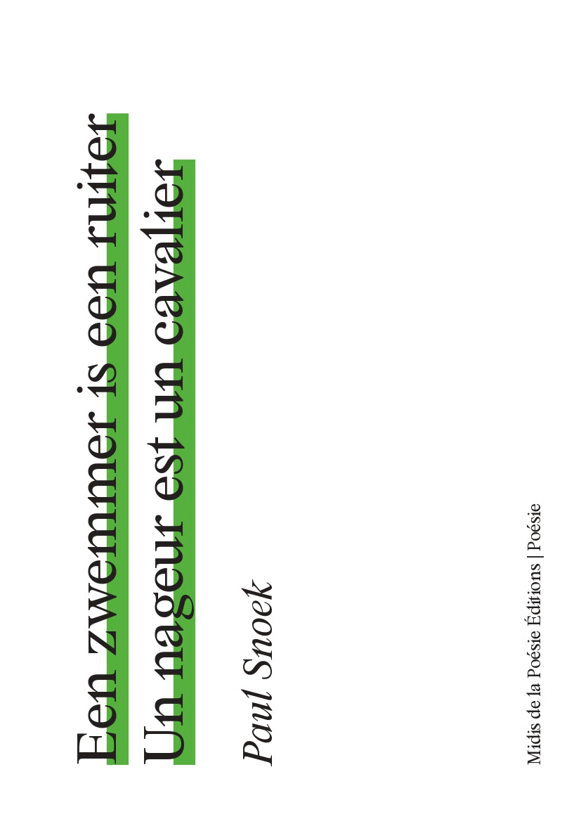 Un nageur est un cavalier — Een zwemmer is een ruiter